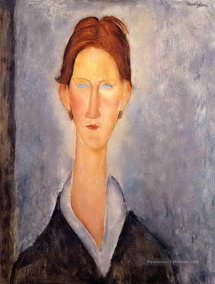 jeune homme étudiant 1919 Amedeo Modigliani Peintures à l'huile